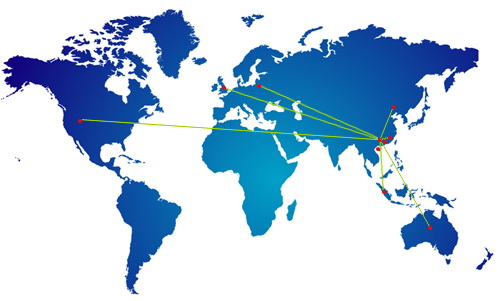 產品銷售地區 產品銷售地區